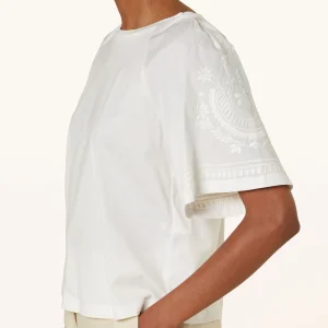 WEEKEND max mara t-shirt jersey con logo ecosostenibile LIVORNO