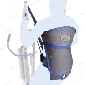 Imbragatura a corsetto con presa inguinale per verticalizzatore