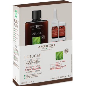 KIT ANTICADUTA Shampoo rinforzante e Fiale rinforzanti anticaduta