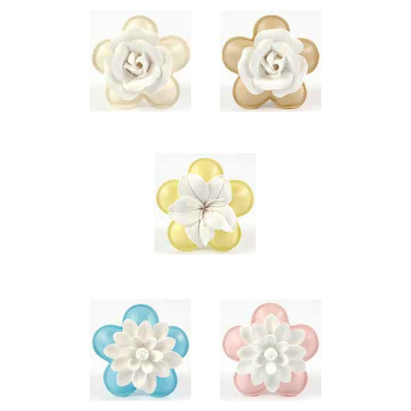Fiori in Ecopelle con Gessi Profumati - immagine 2