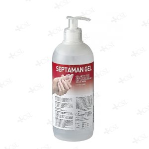 Septaman Gel disinfettante senz’acqua – flacone da 500 ml con dispenser