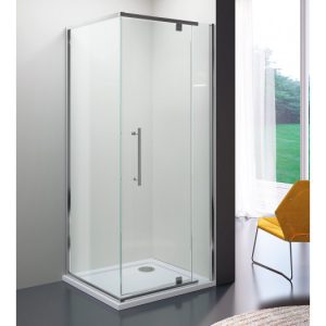 Box doccia Alnis 75×100 con Cristallo trasparente