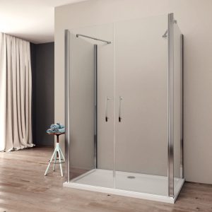 Box doccia Aaron 80×85 con Cristallo trasparente