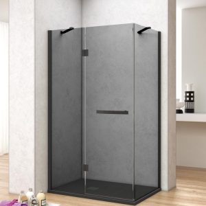 Box doccia Abrau 140×90 con Cristallo grigio