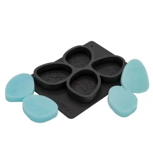 Stampo in silicone per 4 Saponi con faccina